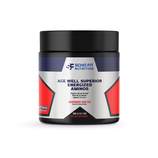 Age Well Superior Energized Aminos Raspberry Iced Tea