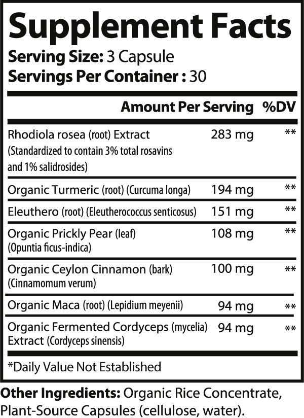 Age Well Superior Adaptogen Herb Botanicals