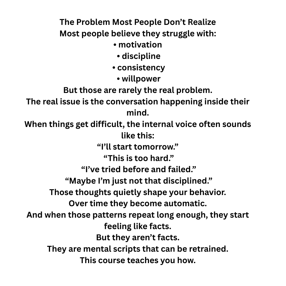 Self Talk Mastery