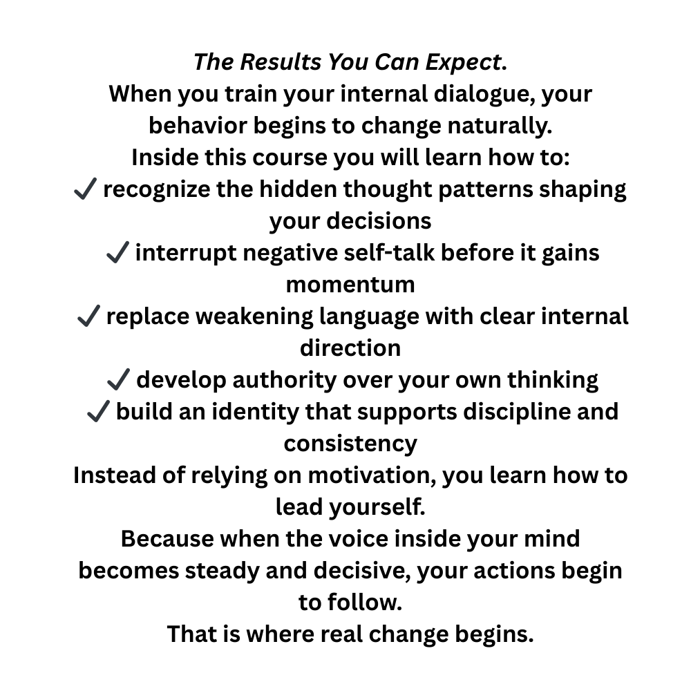 Self Talk Mastery